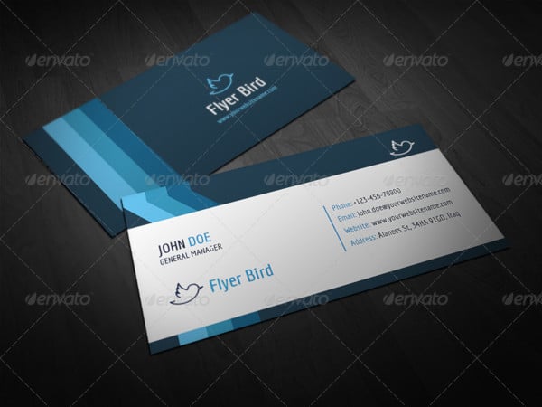 corporate minimal business card