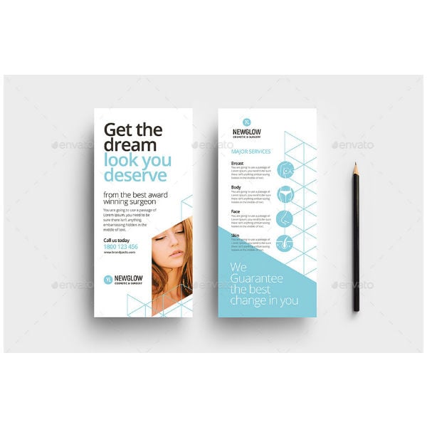 cosmetic dl rack card template