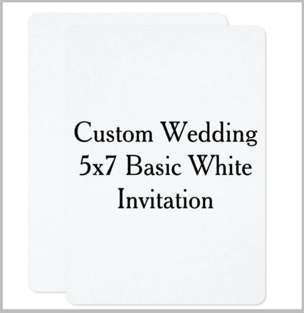 custom blank wedding gift invitation template