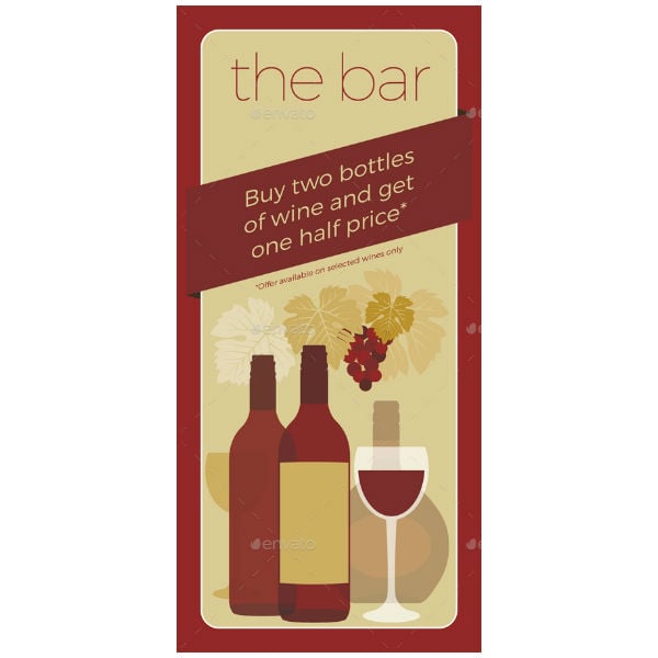 dl or rack card wine bar