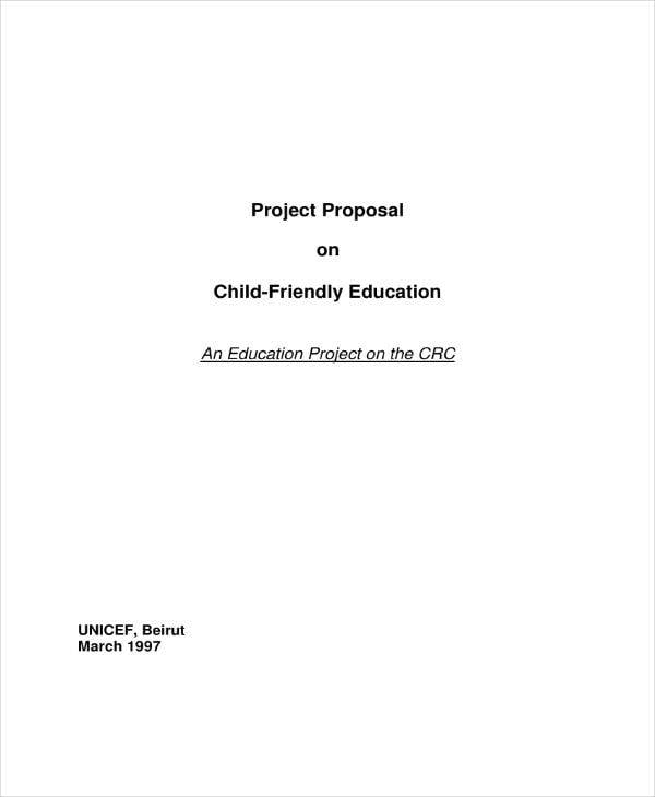 education project proposal sample