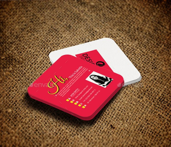 elegant mini card template