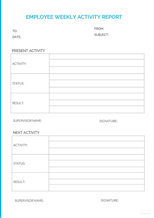 Employee Report Template