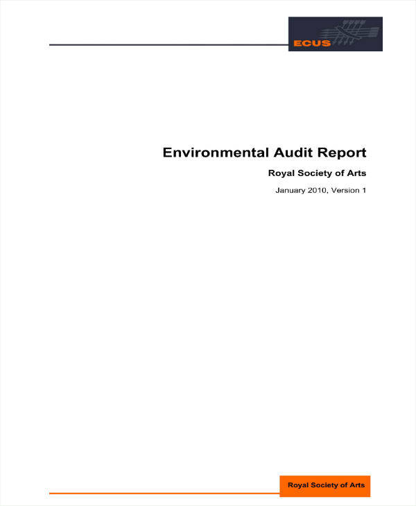 7+ Environmental Audit Report Templates PDF, Word
