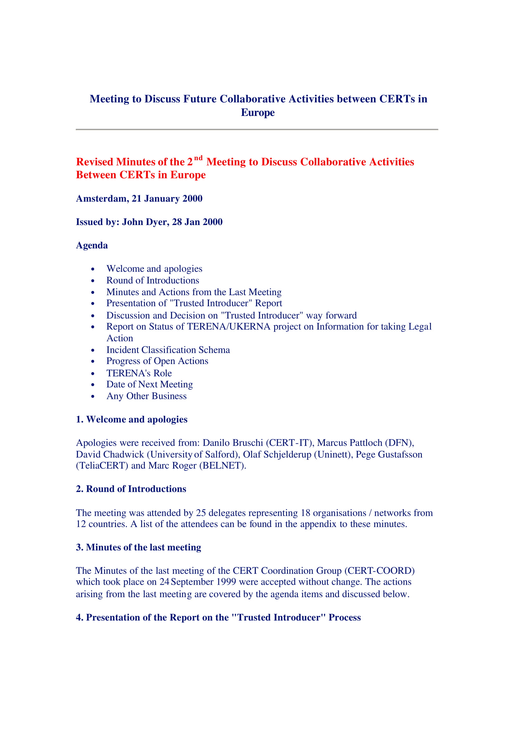 europian professional meeting minutes template 0