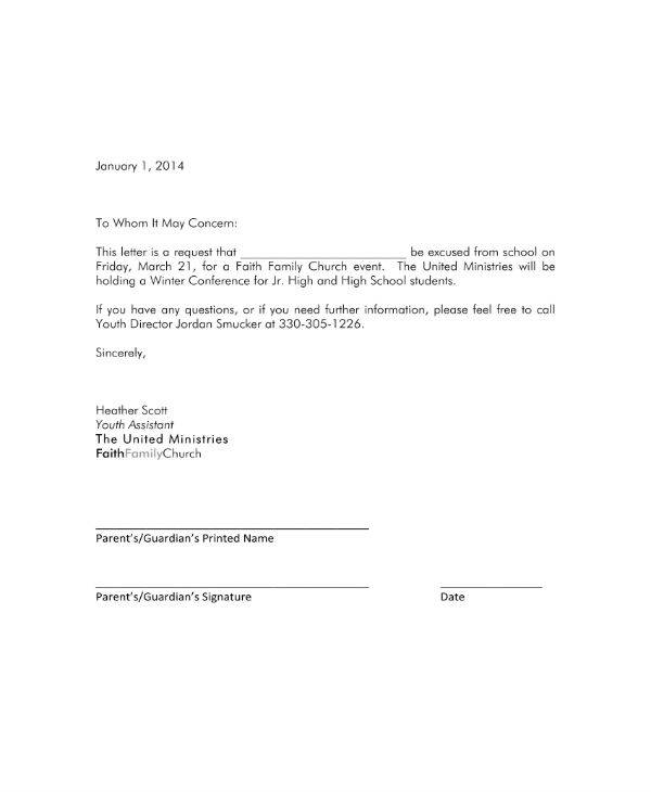 Sample Absent Letter To Teacher Database Letter Template Collection