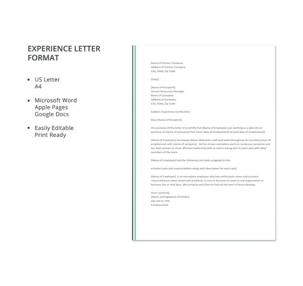 12-experience-letter-templates-pdf-doc-free-premium-templates