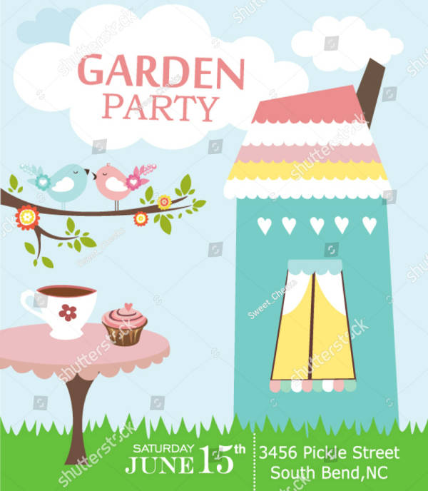 14+ Garden Party Invitation Designs & Templates PSD, AI