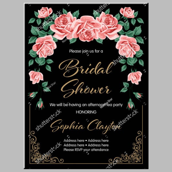 15+ Modern Bridal Shower Card Designs & Templates PSD