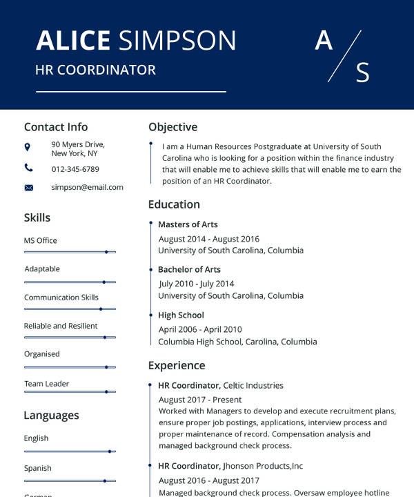 FREE 34+ MAC Resume Templates in MS Word PSD InDesign Apple Pages