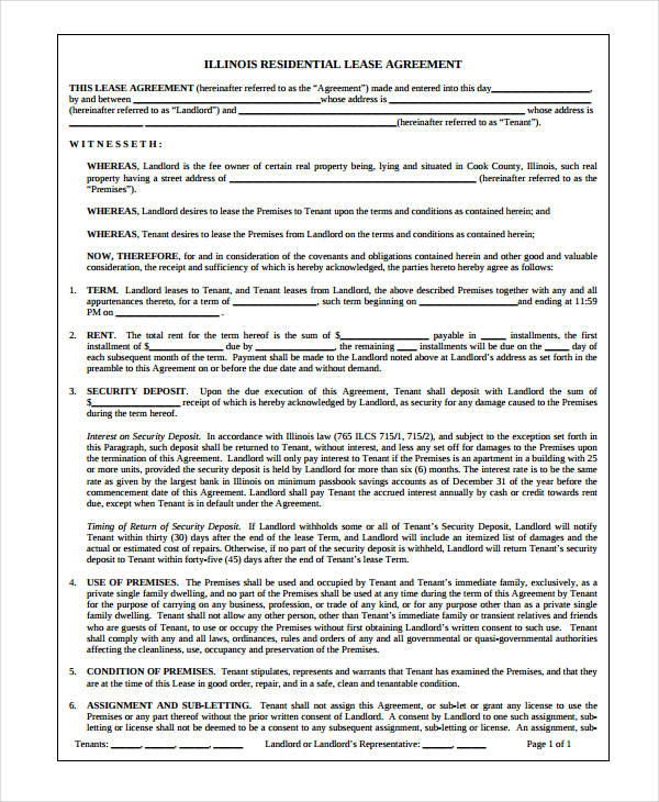 12 tenant lease agreement templates pdf word apple