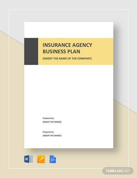 6 insurance business plan templates  pdf word  free