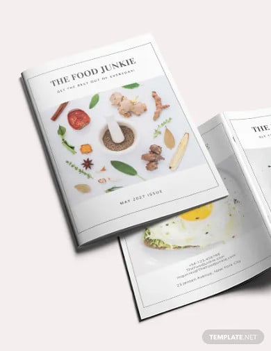 minimal-food-magazine-template
