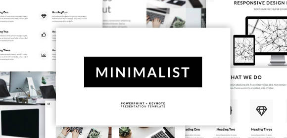 minimalist powerpoint template