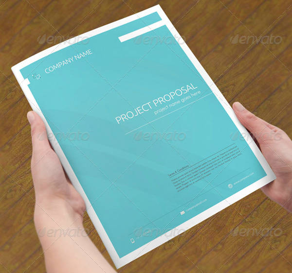 minimalist proposal brochure template