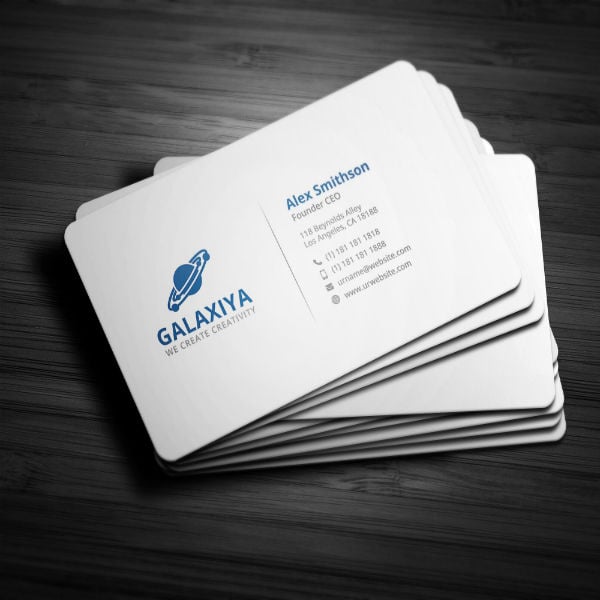 modern corporate business card template