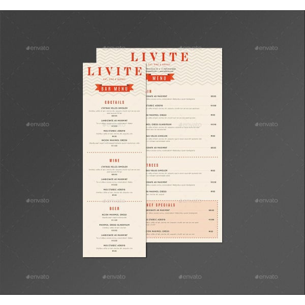 neat-and-fancy-menu-template
