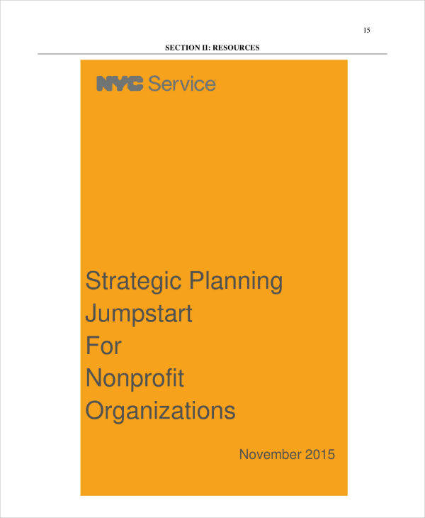 9+ Nonprofit Organization Strategic Plan Templates & Samples Word, PDF