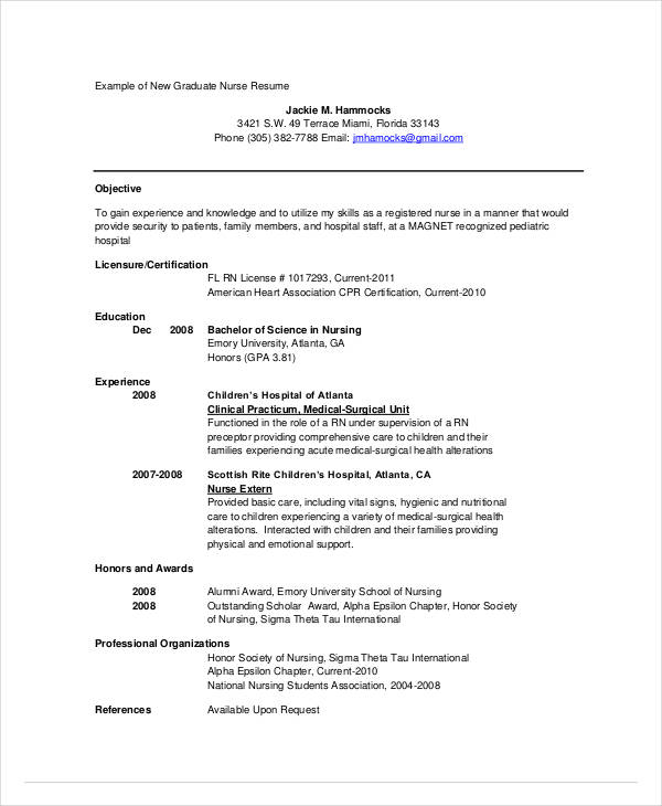 13 Nursing CV Sample & Templates PDF PSD AI DOC