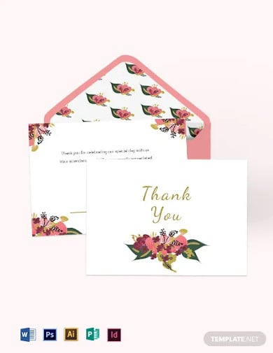 pink-floral-wedding-thank-you-card-template