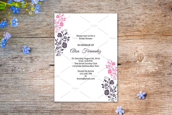 printable bridal shower invitation