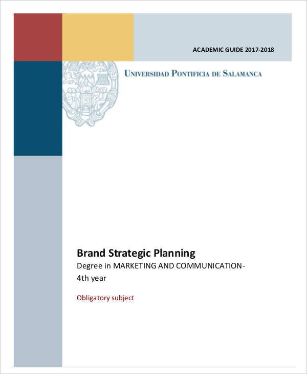 printable strategic planing sample
