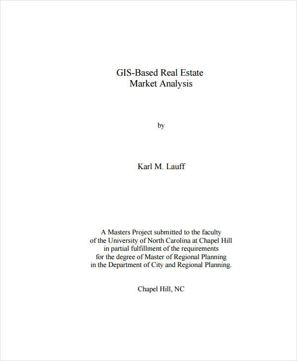 15+ FREE Real Estate Market Analysis Templates PDF, Word