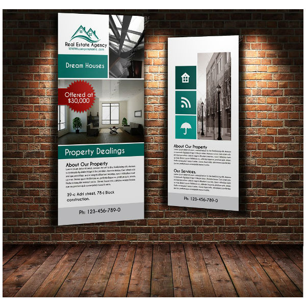 real estate rack card template