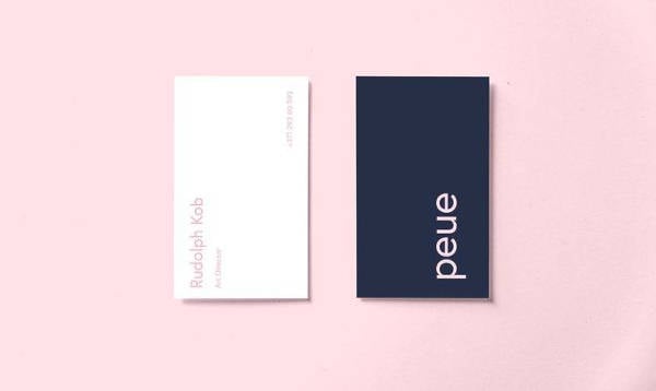realistic business card mockup design