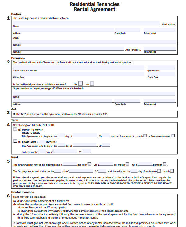 12+ Tenant Lease Agreement Templates PDF, Word, Apple Pages, Google Docs