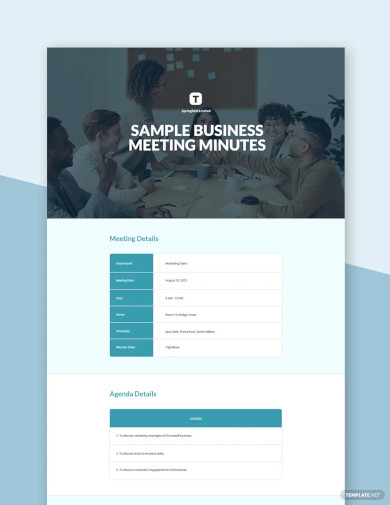 36+ Professional Meeting Minutes Templates - PDF, Word
