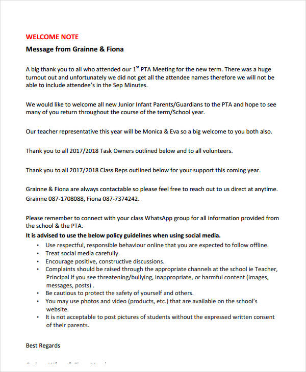 10+ Note Templates PDF