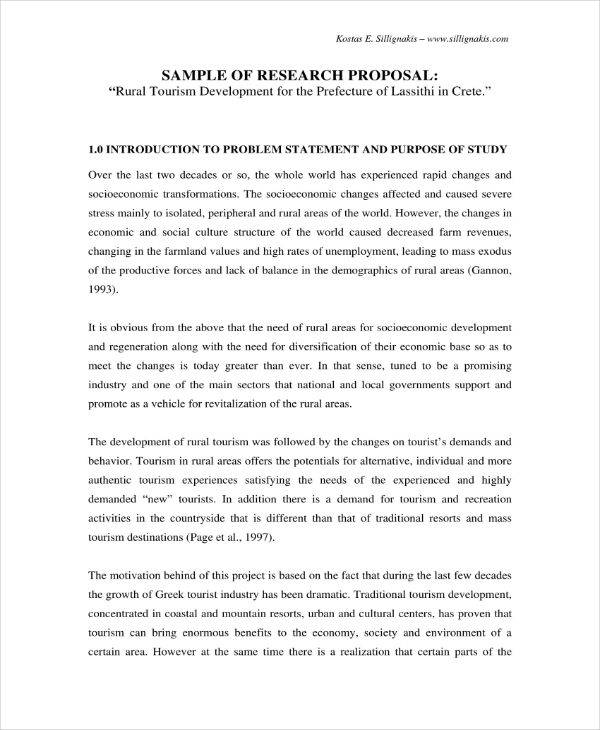 8+ Research Project Proposal Templates - PDF, Word | Free & Premium