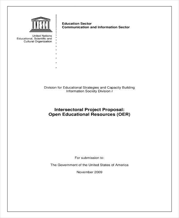 project proposal about education