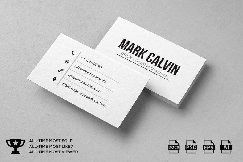 simple individual business card 788x