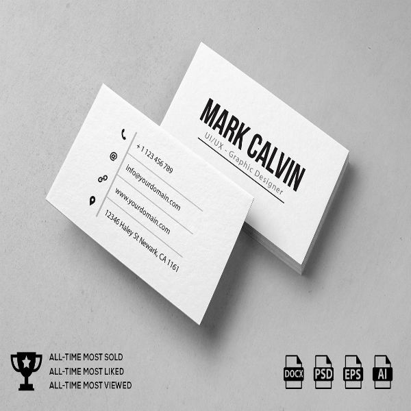 11+ Simple and Clean Business Card Templates