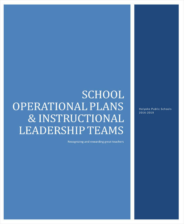 7+ School Operational Plan Templates PDF, Word