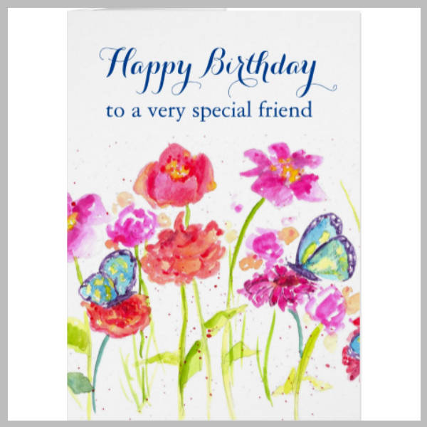 4 Best Friend Birthday Card Designs Templates PSD