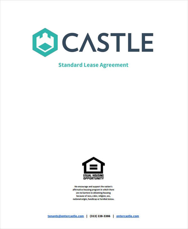 standard tenant lease agreement
