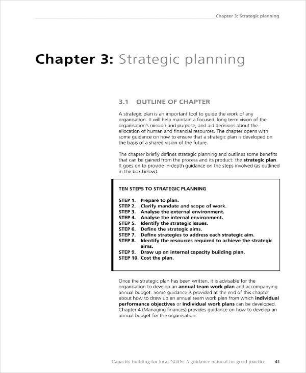 14+ Simple Strategic Plan Templates - PDF, Word, Docs