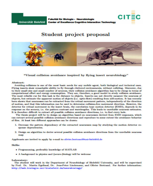 14+ Student Project Proposal Templates - PDF, DOC | Free & Premium