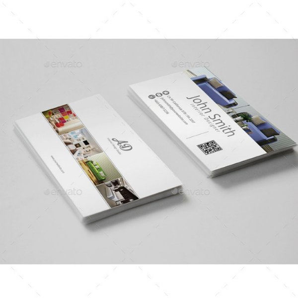 thumbnails interior design business card template