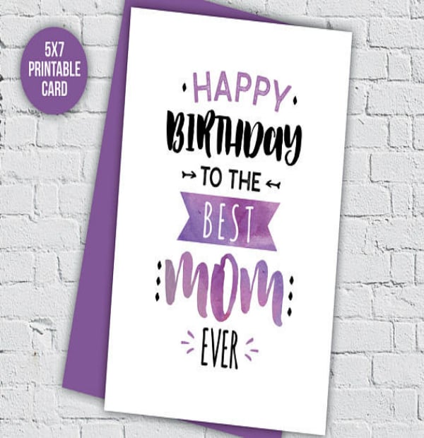 14+ Mom Birthday Card Designs & Templates PSD, AI, InDesign Free
