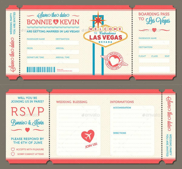 wedding blank invitation and rsvp card template