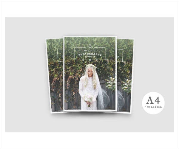 wedding photography brochure template1