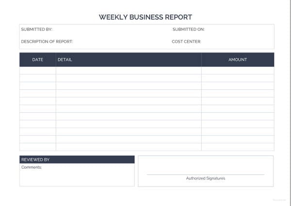 35+ Business Report Template Free Sample, Example