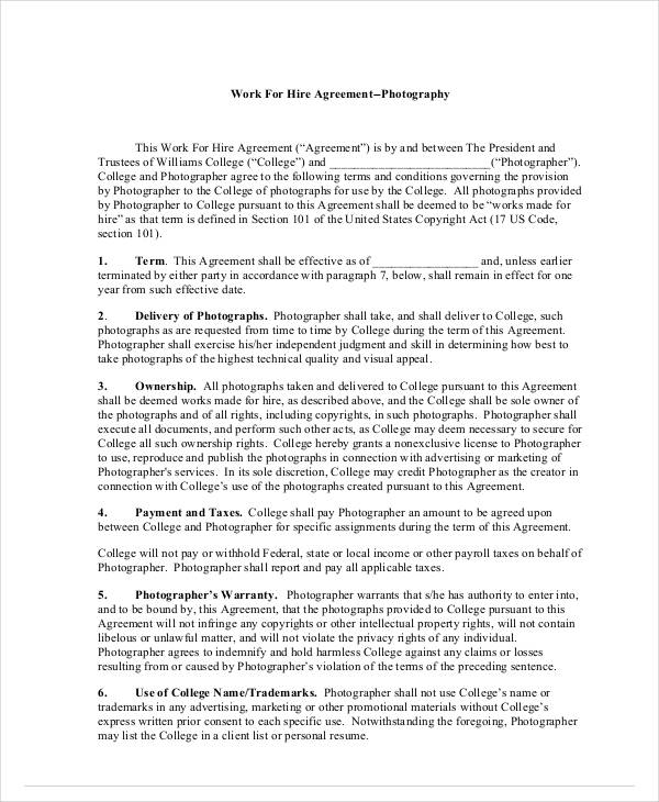 14+ Hire Agreement Templates