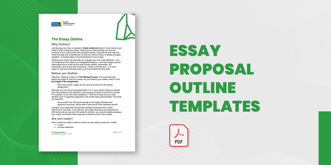 essay proposal format