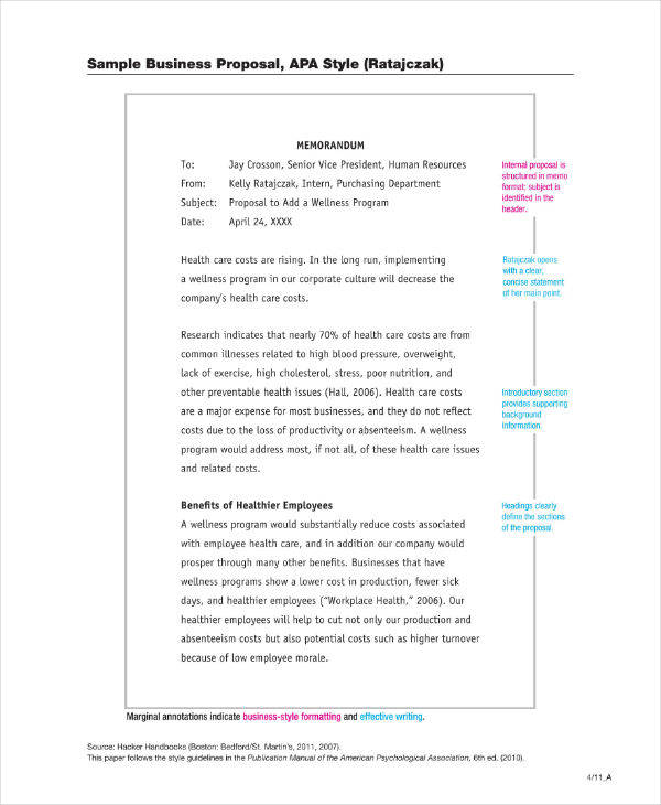 Business Proposal Sample Pdf, Business Proposal Format within Standard  Bus…