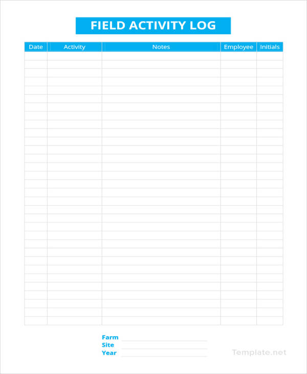 Log Sheet Template - 23+ Free Word, Excel, PDF Documents Download